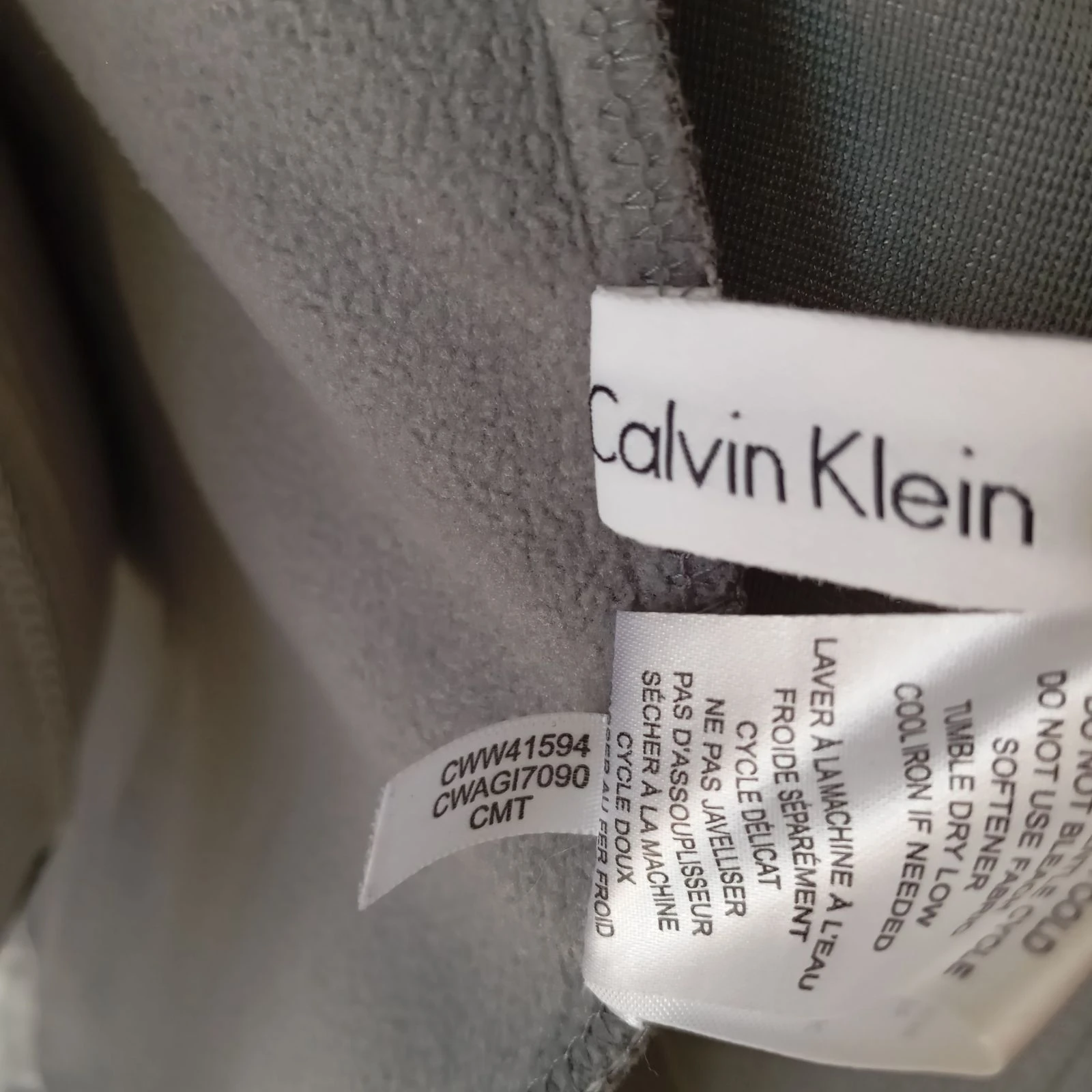 Trench impermeable / Chaqueta mujer Calvin Klein color blanco roto talla M – photo 18